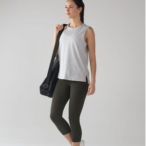 Lululemon Align Crop 19 - Dark Olive